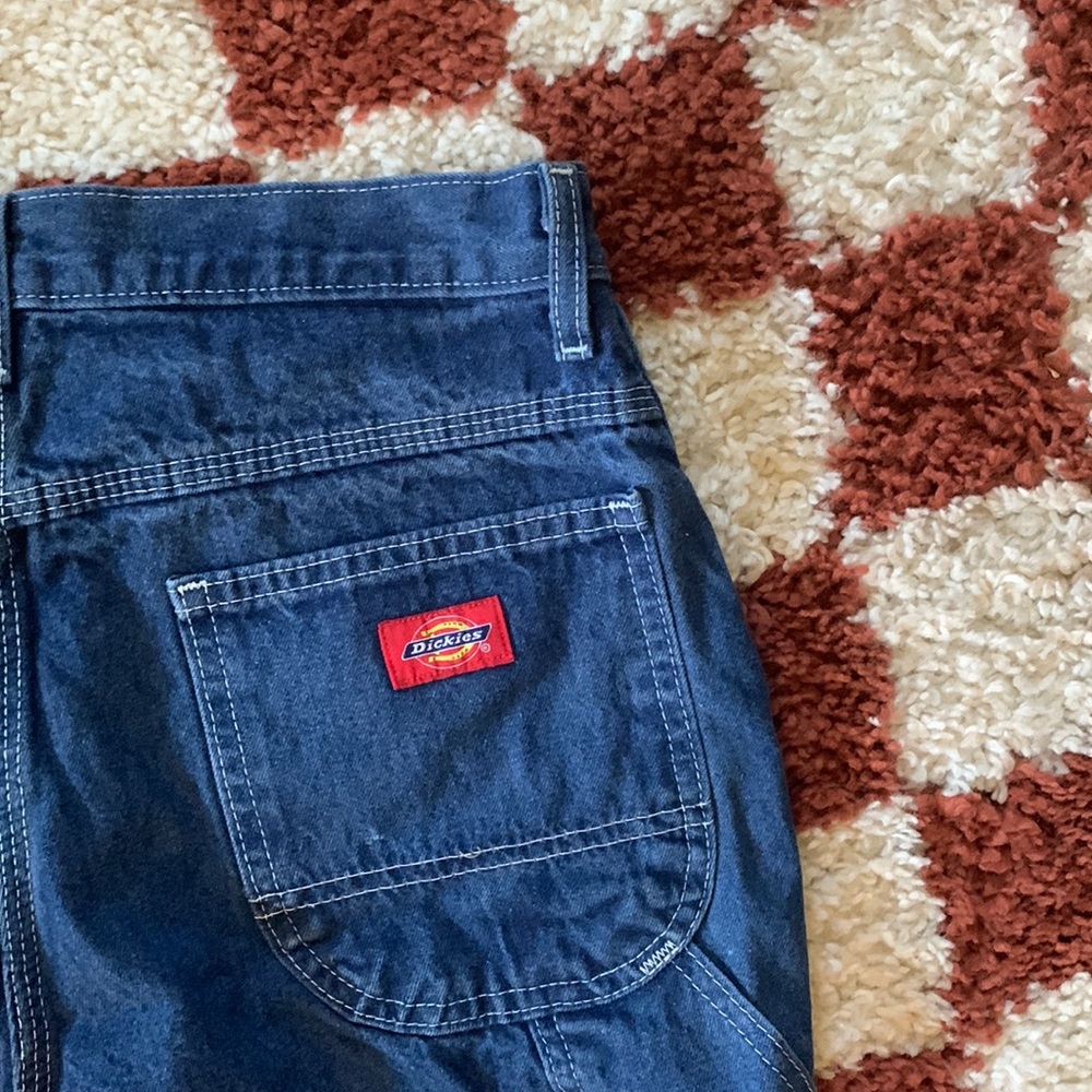 Dickies carpenter jean shorts dark wash